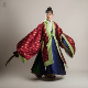 淮边筱竹 鹤氅 男士 明制织金缎暗八纹仙氅 汉服传统服饰对襟长衫