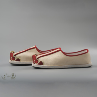 淮边筱竹×奉云 仿孔府如意云头履 汉服鞋夫子履方舄千层底高功鞋