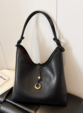 小众hobo包单肩包女大容量软皮通勤包包2025新款时尚百搭托特包