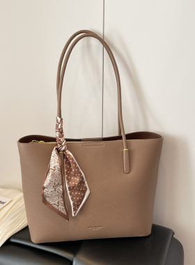 托特包女式大容量2025新款简约时尚单肩包高级感通勤女包托特包