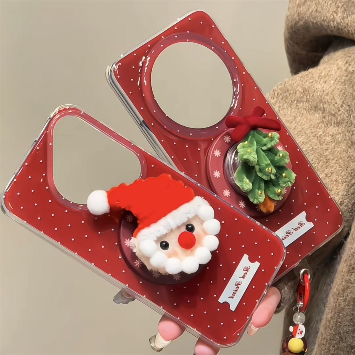 圣诞老人磁吸华为mate80手机壳