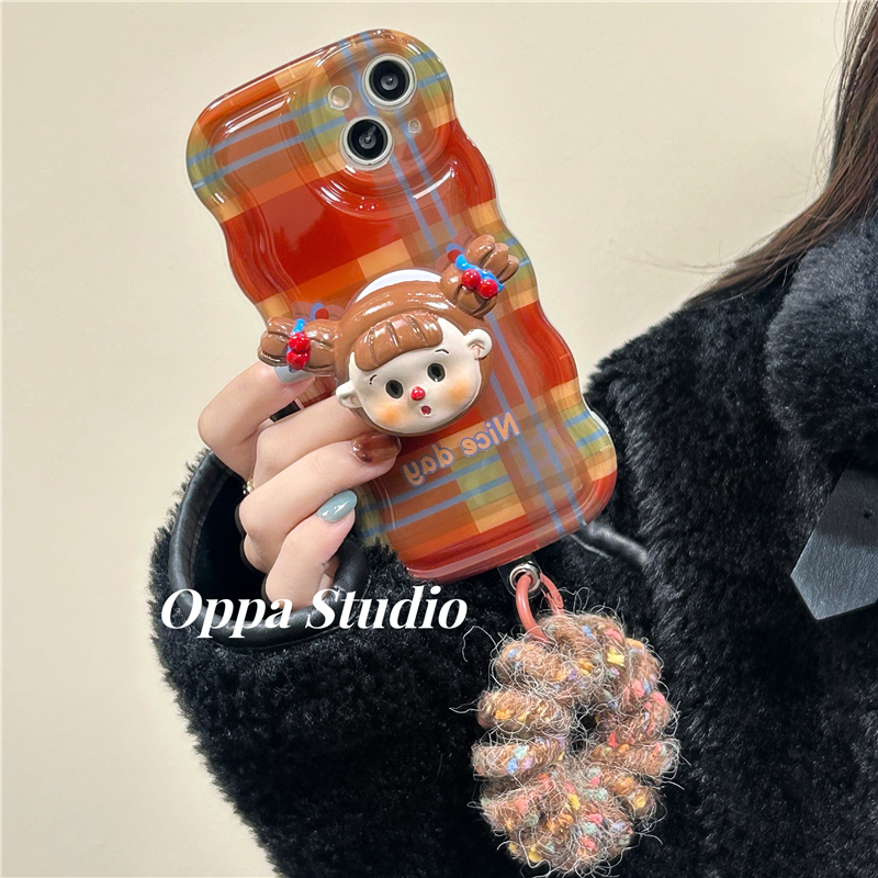 辫子女孩华为Pura70pro+手机壳