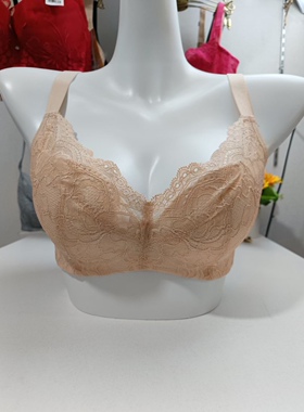 露蒂诗大胸内衣超薄款80102无海绵大全罩杯调整型软钢圈80E80F