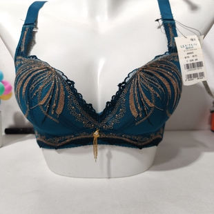 75a75B 70a70b 清仓 露蒂诗内衣聚拢无钢圈中薄杯文胸四排扣刺绣款