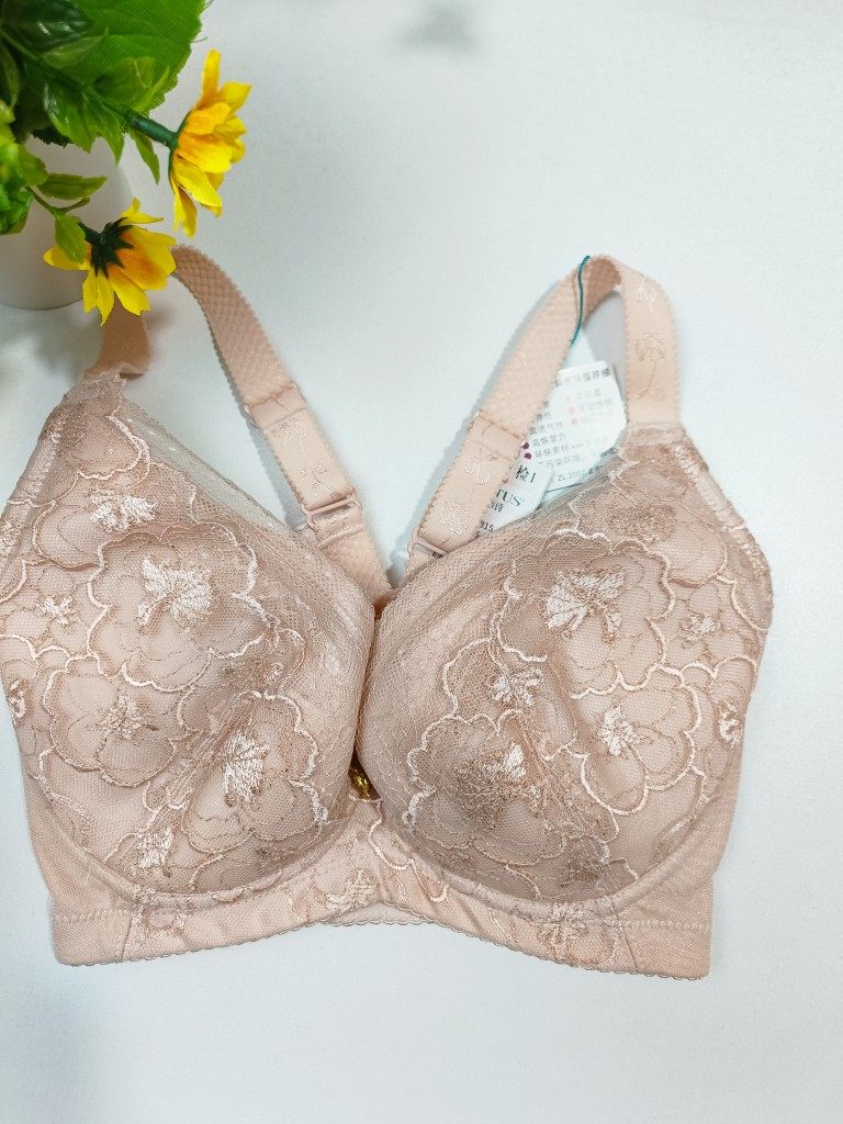 露蒂诗正品深v薄款刺绣内衣收副乳防下垂大胸69815聚拢90d85f80e