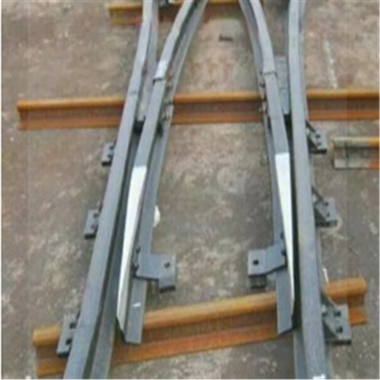 矿用DKN630单开道岔轻重轨左右双开尖轨整体30kg复试岔芯机芯道岔