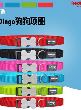 Reddingo狗狗项圈 瑞鼎狗 泰迪金毛比熊萨摩小中大型犬 宠物狗脖
