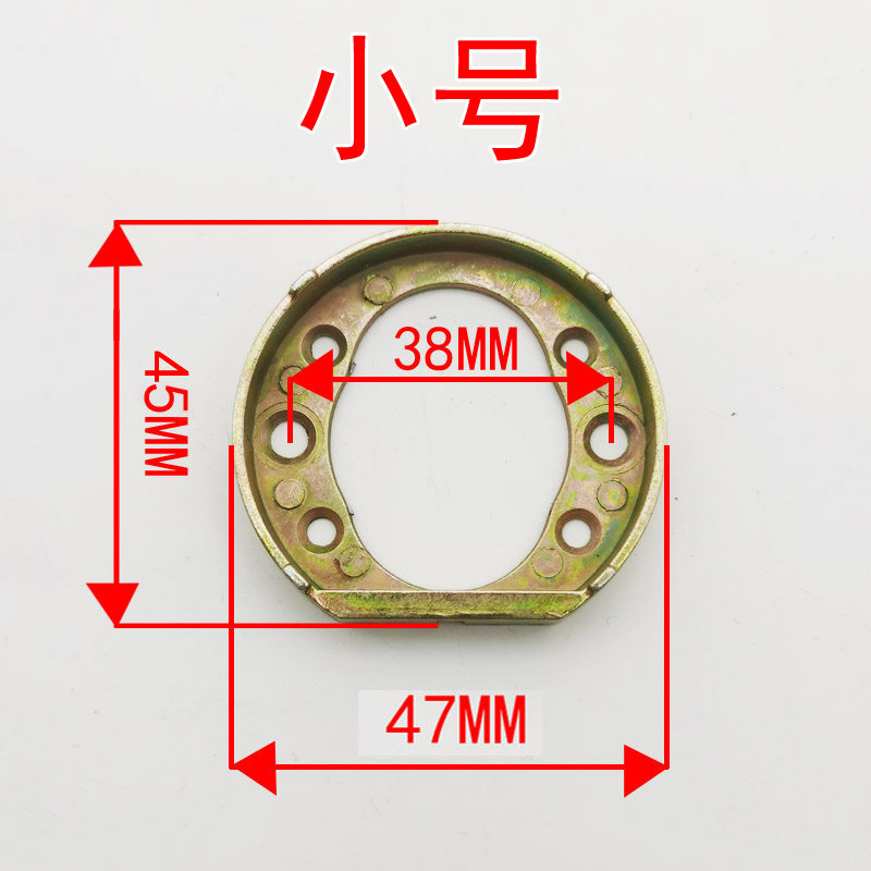 分体锁执手锁锁圈锌合金门锁盖子把手内盖不锈钢把手门锁盖子配件