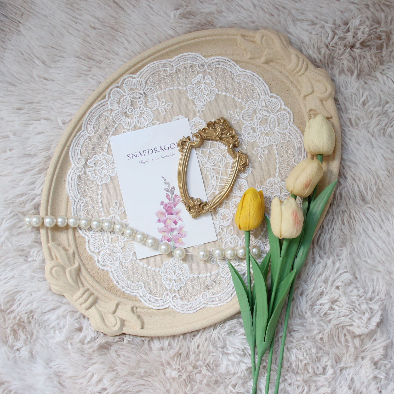 ins木质托盘摆件蝴蝶结托盘饰品摆盘韩式小清新摄影道具家居用品