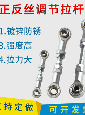 杆端关节轴承双头正反牙螺丝杆