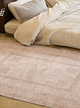 寻由埃特勒塔2024新款民族风地毯客厅卧室简约复古美式轻奢高级感
