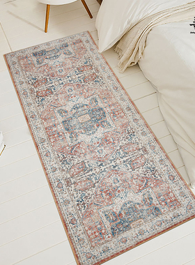 寻由北欧简约现代波斯 古董地毯 客厅茶几毯卧室床边毯美式民族风