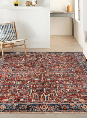 寻由客厅沙发地毯家用茶几垫摩洛哥北欧复古美式波斯卧室床边毯