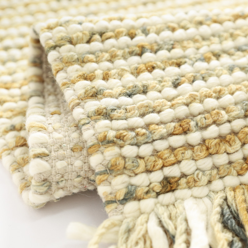 寻由印度进口现代简约手工羊毛编织地毯卧室客厅地垫民宿茶几