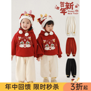 幼悠女童加绒加厚防风罗纹束脚裤儿童俏皮可爱牛筋腰头保暖裤子潮