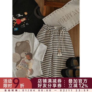 幼悠女童2025冬季新款加绒保暖木耳边棉裤加厚豹纹工装裤系列裤子