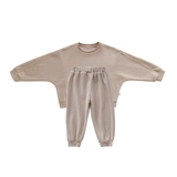 Youyou Детская одежда для девочек весна и осенью 2024 Новые детские весенние и осенние модели в иностранном стиле корейский спортивный мужчина