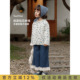 时尚 蓝色小碎花毛衣开衫 百搭早春儿童上衣潮 新款 幼悠女童2026春季