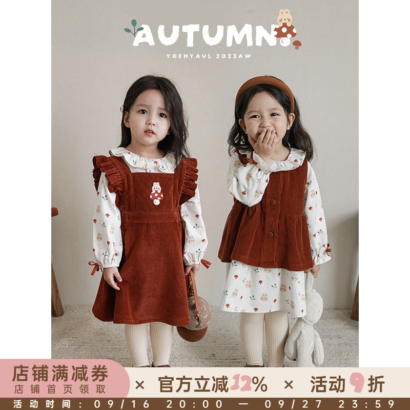 幼悠女童连衣裙春秋款裙子图片
