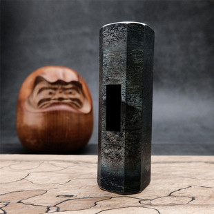 日本藤六黑打八角玄能凿刨燕尾榫多功能木工木雕锤子榔头浩树弟子