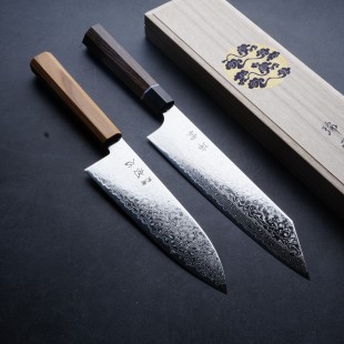 日本进口SG2粉末钢牛刀210瑞云多功能小刀初心三德刀日式主厨刀