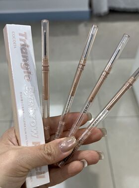 灵动纤雾三角眉笔小三角笔芯点线面精准勾勒便携懒人化妆ET010