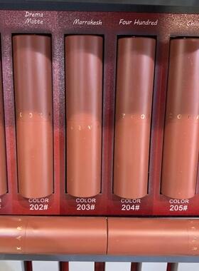 埃客彩妆ARTCOK金标绒雾口红AC726番茄朱砂枫叶红柔雾不易掉色