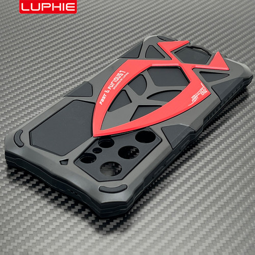 Luphie适用于Galaxy三星S25Ultra军工防摔手机壳保护套S26 Ultra硅胶手机套金属框装甲耐脏战术通勤户外24U