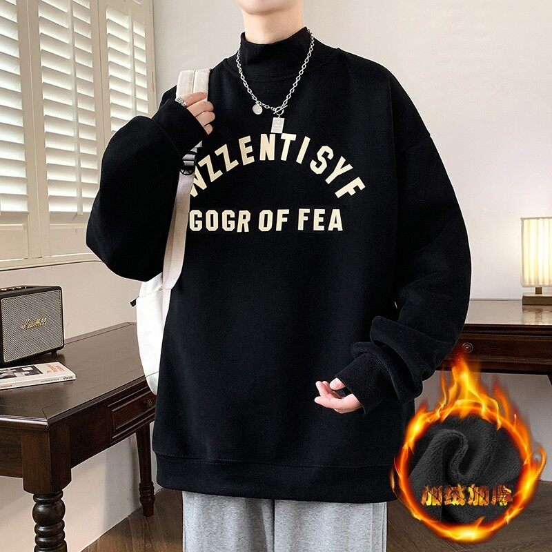 淘宝贝家-K5525-P65 2024冬季新款加绒卫衣男 主推款已注册版权