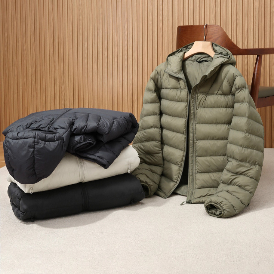 一件过冬 金标科技P棉 防风防泼水保暖轻便 男士户外连帽棉服棉衣