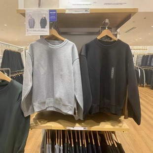 日单合作款男装女装宽松卫衣长袖运动衫圆领休闲上衣秋冬款481040