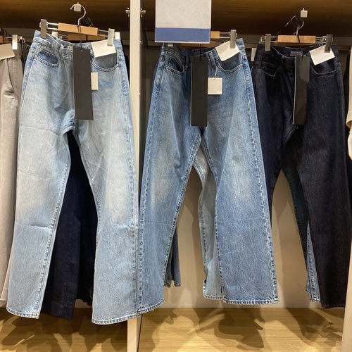 日单女装25直筒牛仔裤水洗产品休闲百搭泫雅风裤子C476209/477334