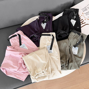 防晒凉皮裤 休闲直筒机能裤 2026夏美式 风降落伞裤 子 工装 某蕉同款