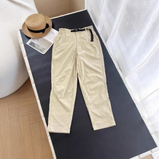 黑色显瘦休闲裤 柜替锥形裤 女2025户外防风防泼水高弹速干运动时尚