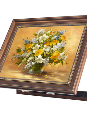 欧美餐厅电表箱装饰画简约客厅墙