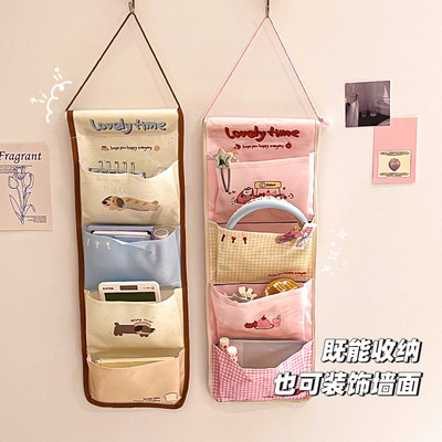 宿舍收纳袋墙面上墙挂式