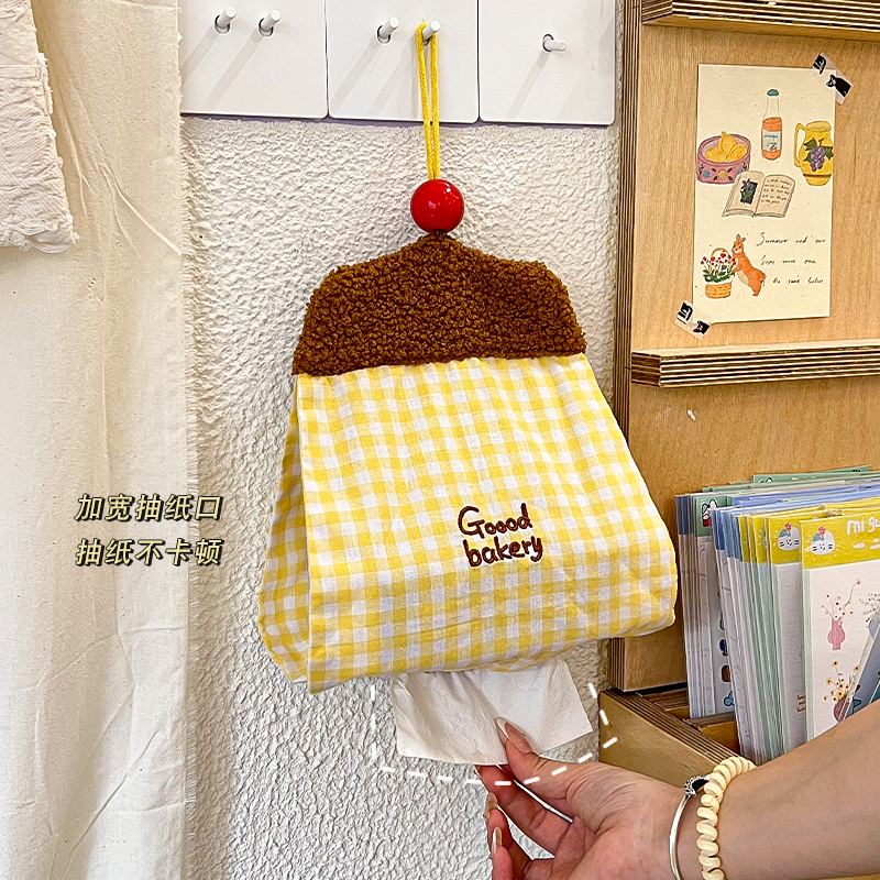 创意悬挂式小房子纸巾袋