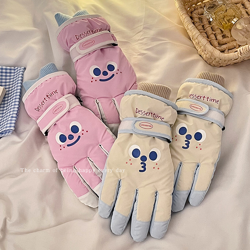 骑行手套保暖加绒滑雪