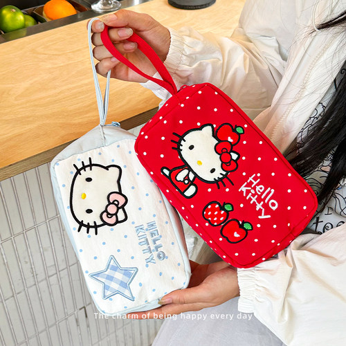 三丽鸥正版hellokitty化妆包