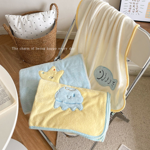 可爱成人浴巾裹巾游泳男女款洗澡可穿可裹学生宿舍吸水速干大毛巾