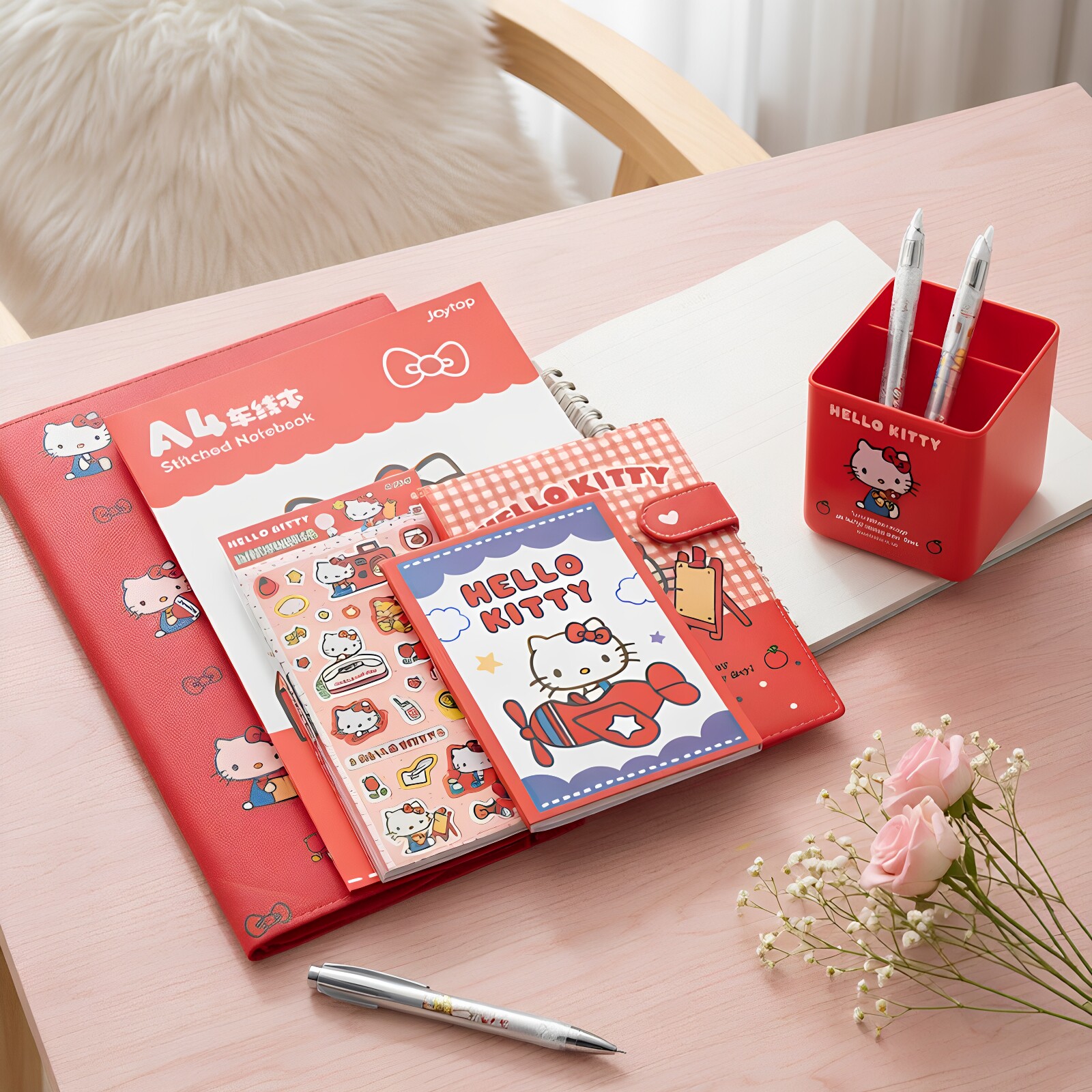 正版凯蒂猫文具大礼包六一儿童节hellokitty文具礼盒生日礼物kt猫