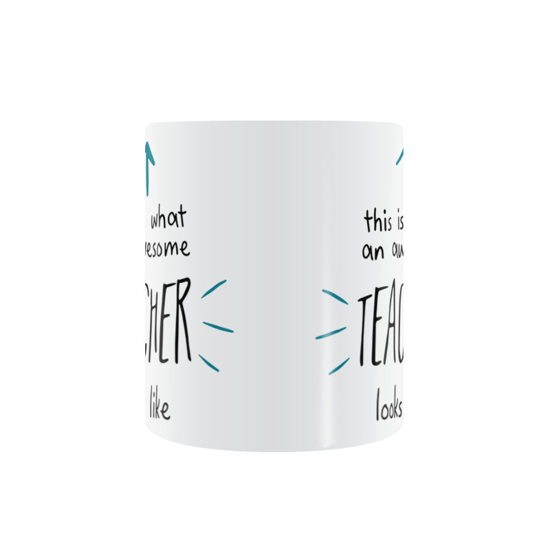 Awesome Teacher mug 令人惊叹的老师马克杯学生开学毕业礼物生日