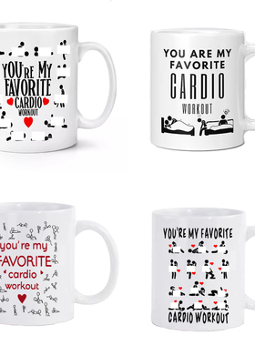 My Favorite Cardio Workout花式有氧运动陶瓷马克杯情侣成日杯子