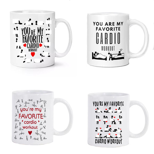 My Favorite Cardio Workout花式有氧运动陶瓷马克杯情侣成日杯子