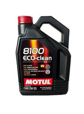 摩特机油 8100 ECO-clean 0W-30 C2 国六标准 全合成适用奔驰宝马