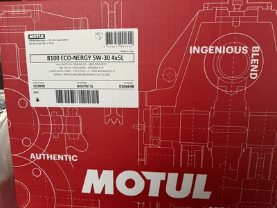 整箱4桶不拆正品摩特MOTUL8100 ECO-nergy 5W-30 全合成机油 5L装