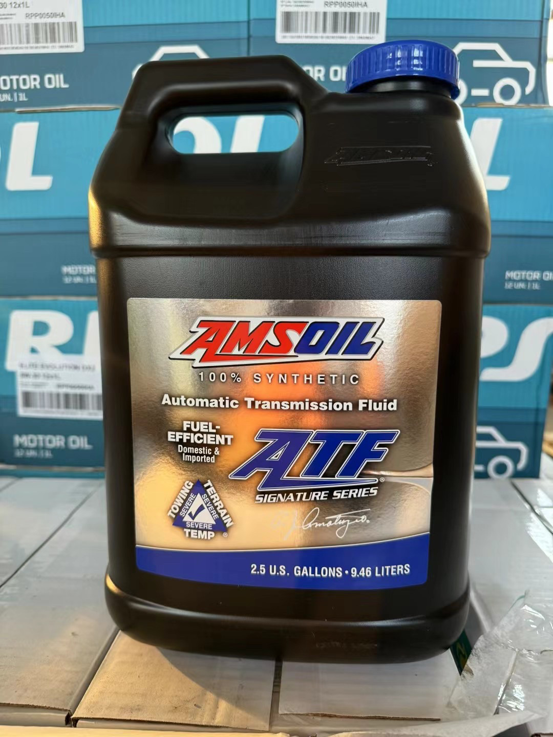 美国AMSOIL安索签名版ATL蓝盖低粘度全合成汽车自动变速箱油