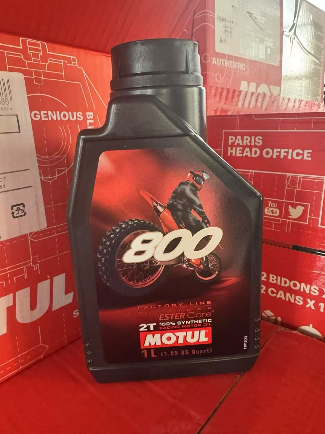 摩特MOTUL 800 2T跑车两冲程全合成越野摩托车燃烧机油