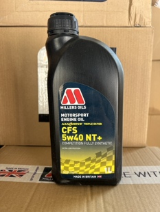 英国MILLERS OILS米勒 CFS NT+ 5w40全合成三酯纳米技术机油