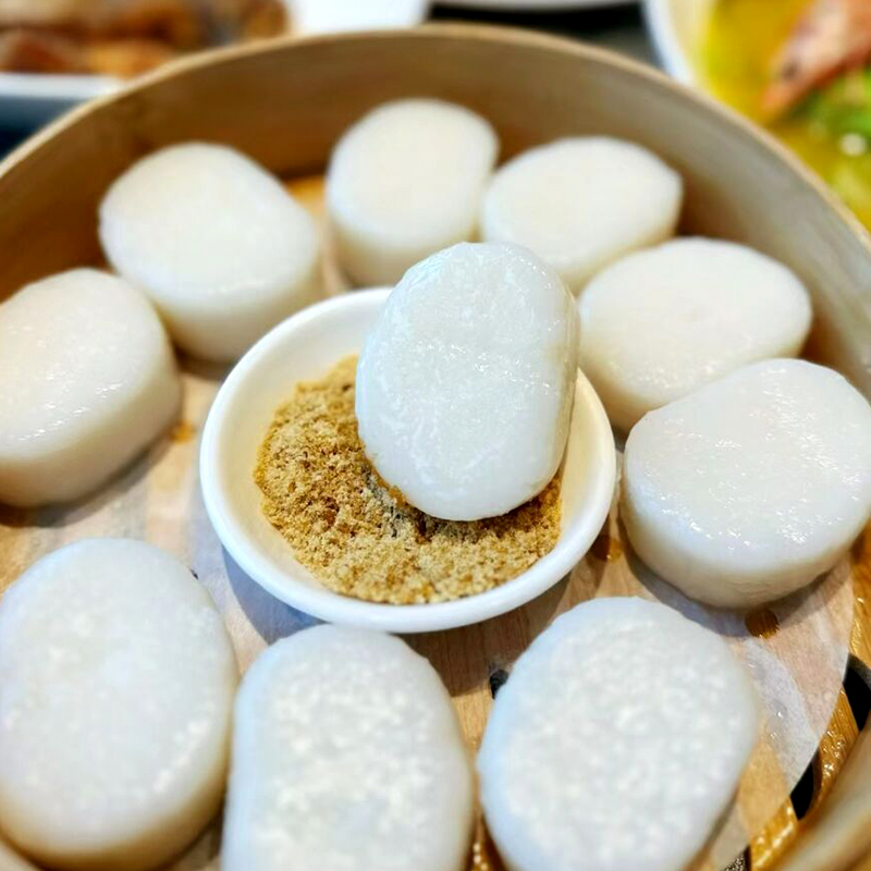 手搓鲜糕年糕酒店酒宴糕头